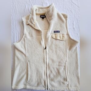 Patagonia Cream Fleece Vest